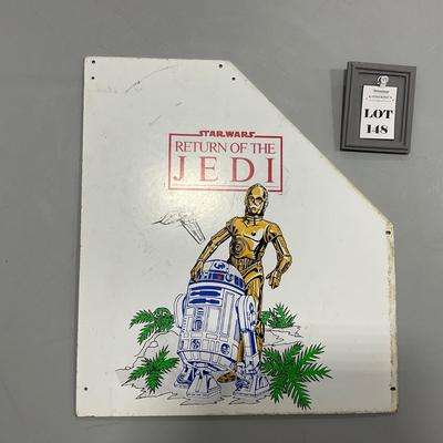 -148- VINTAGE | Star Wars Wooden Display Side Panel