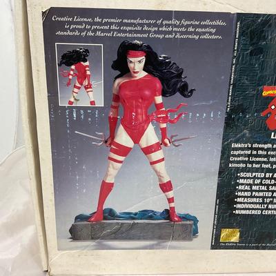-154- VINTAGE | Elektra Limited Edition Red Costume Statue