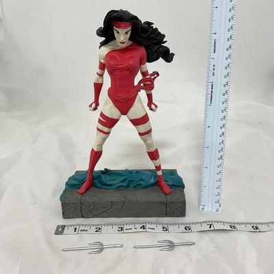 -154- VINTAGE | Elektra Limited Edition Red Costume Statue