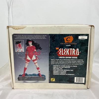 -154- VINTAGE | Elektra Limited Edition Red Costume Statue