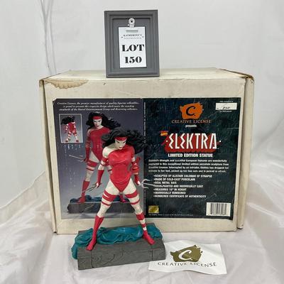 -154- VINTAGE | Elektra Limited Edition Red Costume Statue