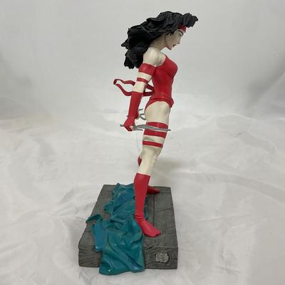 -154- VINTAGE | Elektra Limited Edition Red Costume Statue