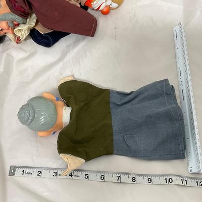 -153- VINTAGE | 1960â€™s Rubber Faced Hand Puppets