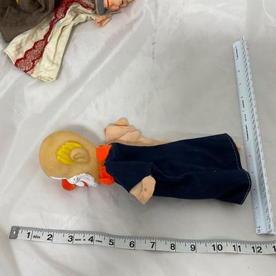 -153- VINTAGE | 1960â€™s Rubber Faced Hand Puppets