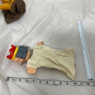 -153- VINTAGE | 1960â€™s Rubber Faced Hand Puppets