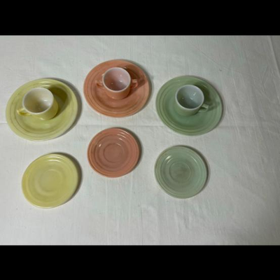 6 Piece Tea Cup & Saucer