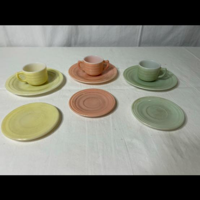 6 Piece Tea Cup & Saucer