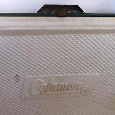 Vintage Coleman Green Cooler