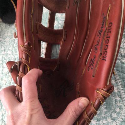 932 Vintage Baseball Lot Gloves Signed Ball Stan Musial