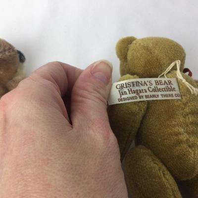 934 Vintage Steiff Owl & Cristinaâ€™s Bear Jan Hagara Collection
