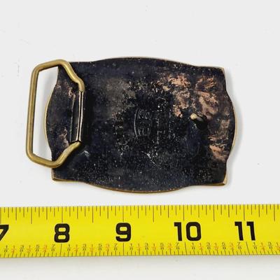 BTS BRASS STEAM TEAIN BELT BUCKLE