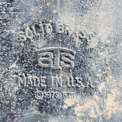 BTS BRASS STEAM TEAIN BELT BUCKLE