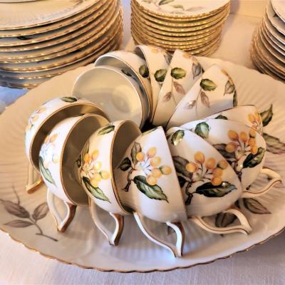 Lot #91  Large Set of Vintage Mid Century Dinnerware
