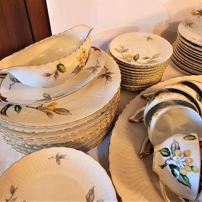 Lot #91  Large Set of Vintage Mid Century Dinnerware