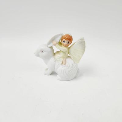 ENESCO BUNNY RABBIT PIXIE FAIRY FIGURINE