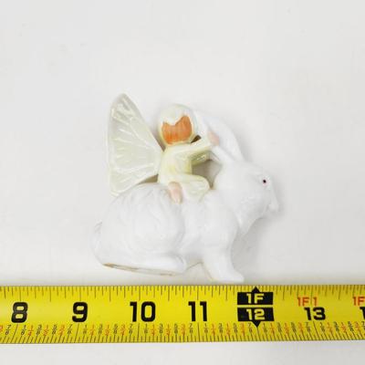 ENESCO BUNNY RABBIT PIXIE FAIRY FIGURINE