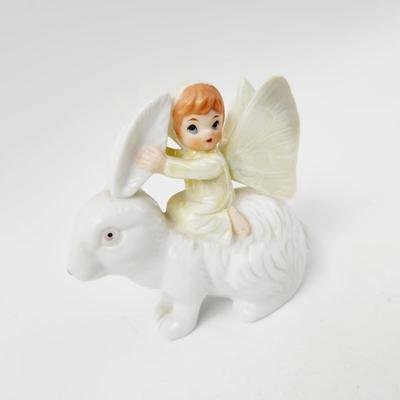 ENESCO BUNNY RABBIT PIXIE FAIRY FIGURINE