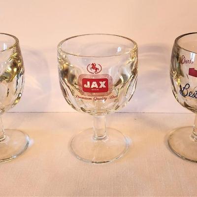 Lot #95  Three Vintage JAX Beer Mugs