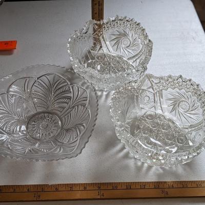 Crystal and Pressed Glass Bowls