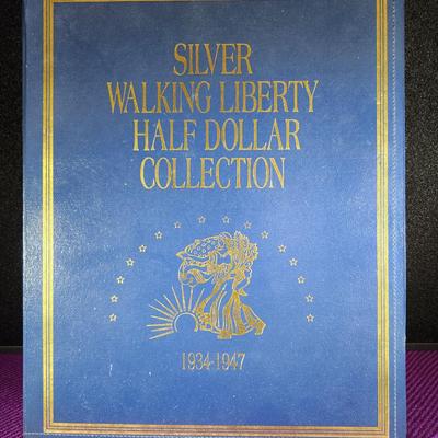 Silver Walking Liberty Half Dollar Collection 1934 - 1947