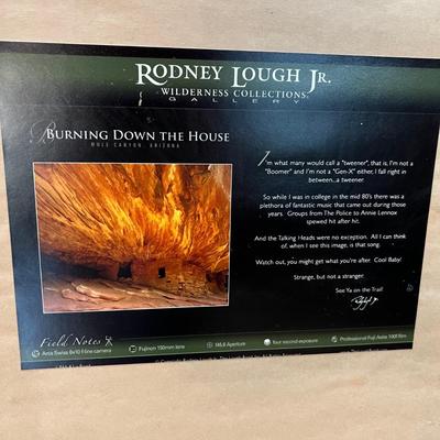 Rodney Lough Jr. Signed & Numbered â€˜Burning Down The Houseâ€™ Large Photograph (FR-RG)