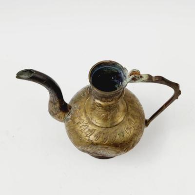 BEAUTIFUL ETCHED BRASS PITCHER