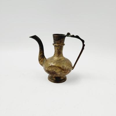 BEAUTIFUL ETCHED BRASS PITCHER
