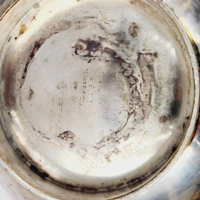 SILVER PLATE DECORATED BOWL