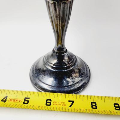 VINTAGE SILVER PLATE PEDESTAL CANDY DISH