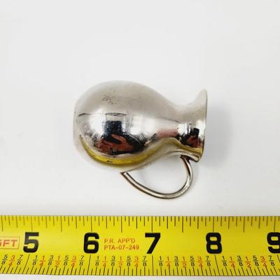 CUTE SILVER TONE METAL SMALL PITCHER