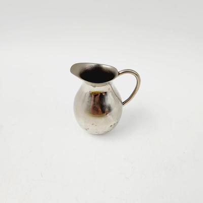 CUTE SILVER TONE METAL SMALL PITCHER