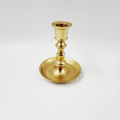 VINTAGE HALLMARK HAND POLISHED BRASS CANDLE STICK