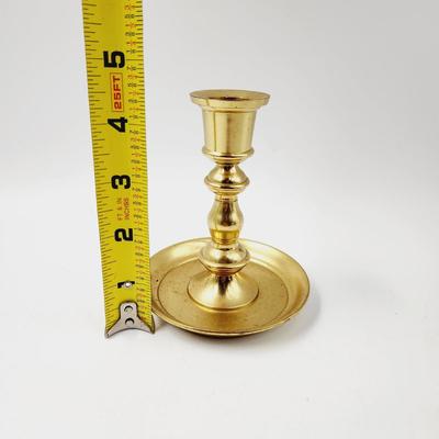 VINTAGE HALLMARK HAND POLISHED BRASS CANDLE STICK