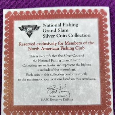 National Fishing Grand Slam Silver Coin Collection MUSKELLUNGE Coin