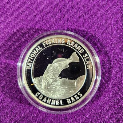National Fishing Grand Slam Silver Coin Collection MUSKELLUNGE Coin