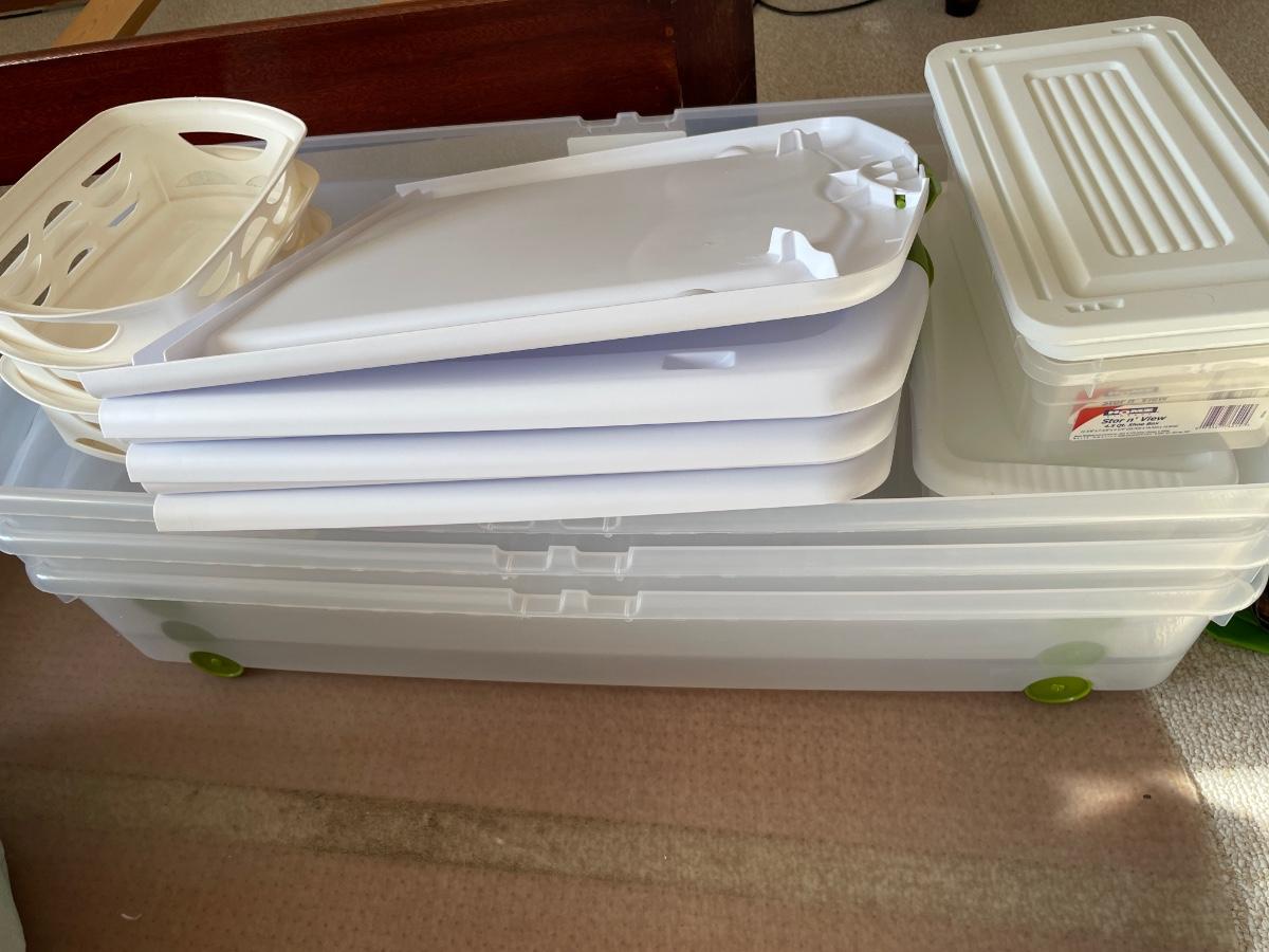 Under the bed totes