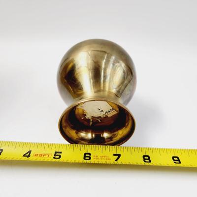 FUN URN STYLE SOLID BRASS VASE