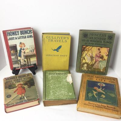 939 Antique Childrenâ€™s Books Princess Goldenhair Mermaids Gift