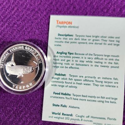 National Fishing Grand Slam Silver Coin Collection LARGEMOUTH BASS Coin