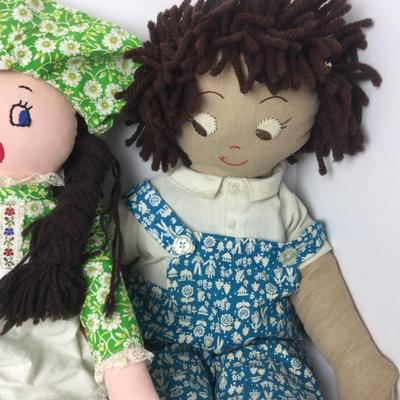 941 Vintage Rag Doll Lot