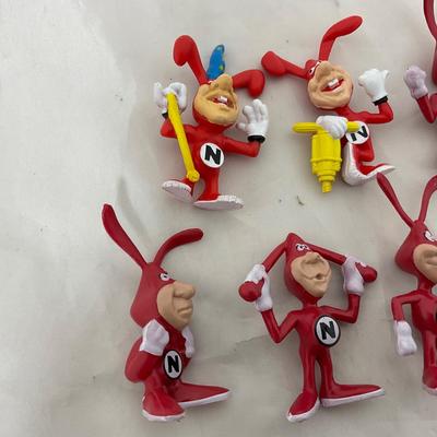 -158- VINTAGE | Small Action Figures | The Noid | California Raisins