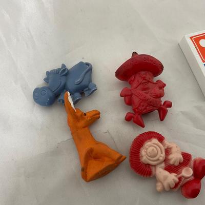 -158- VINTAGE | Small Action Figures | The Noid | California Raisins