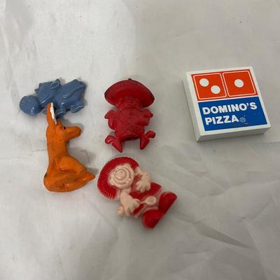 -158- VINTAGE | Small Action Figures | The Noid | California Raisins
