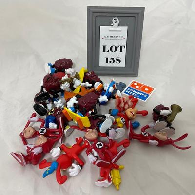 -158- VINTAGE | Small Action Figures | The Noid | California Raisins