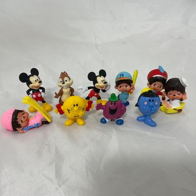 -159- VINTAGE | 1980â€™s Monchichi | Mr./Little Miss | Disney Figures