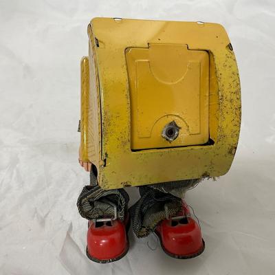 -161- VINTAGE | 1960â€™s Tin Grandpa Rocker Toy