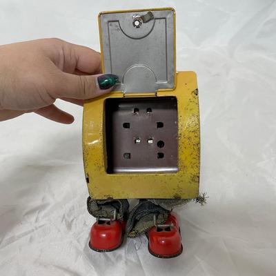 -161- VINTAGE | 1960â€™s Tin Grandpa Rocker Toy