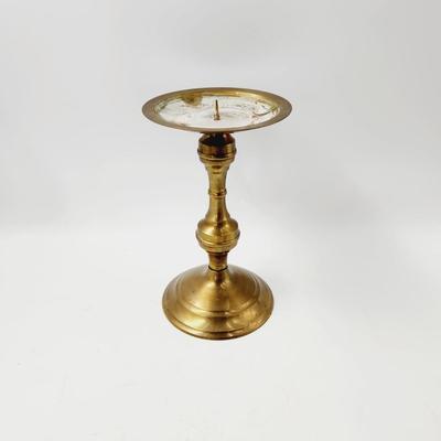 NICE TALL BRASS CANDLE HOLDER