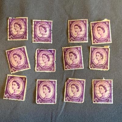 Vintage Queen Elizabeth ll Stamps