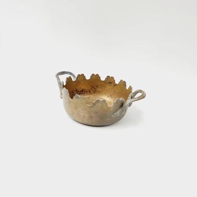 CUTE SMALL BRASS BOWL WITH HANDLES
